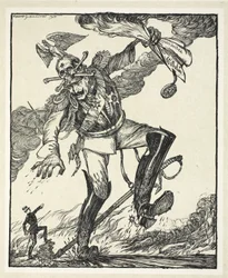 Jack, the Giant Killer, illustration from The Kaiser